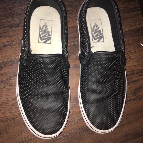 asher black vans